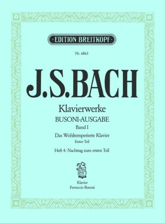 Das wohltemperierte Klavier - Teil 1 Band 4 fr Klavier