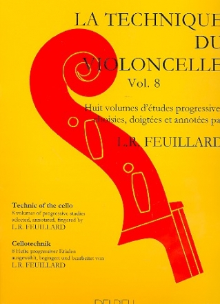 La technique du violoncelle vol.8  