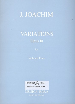 Variations op.10 for viola and piano