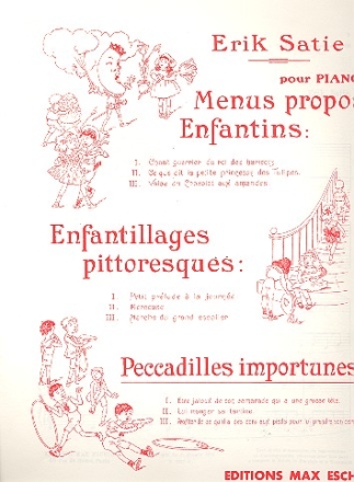 Piccadilles importunes pour piano