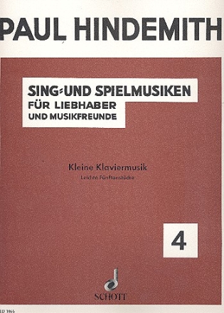 Kleine Klaviermusik op. 45/4 fr Klavier