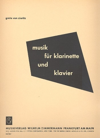 Musik fr Klarinette und Klavier