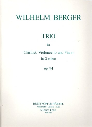 Trio g-Moll fr Klarinette, Violoncello und Klavier