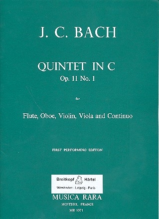 Quintett C-Dur op.11,1 fr Flte, Oboe, Violine, Viola und Bc