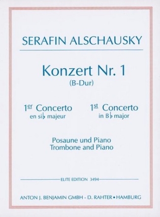 Konzert B-Dur Nr.1 fr Posaune und Orchester fr Posaune und Klavier