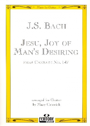 Jesu Joy of Man's Desiring for guitar (A major)