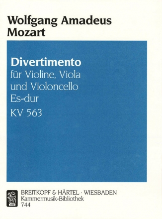 Divertimento Es-Dur KV563 fr Streichtrio Stimmen