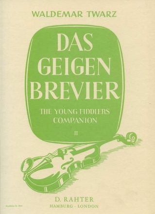 Das Geigenbrevier Band 2 fr Violine und Klavier