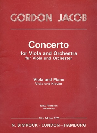 Concerto no.1 for viola and orchestra for viola and piano