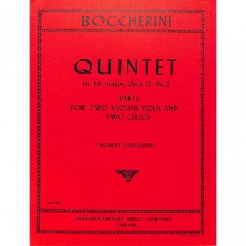 Quintet E flat major op.12,2 for 2 violins, 2 violas and cello PARTS