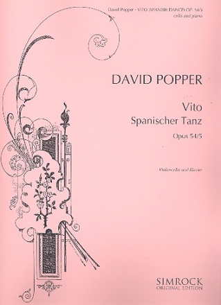 Spanischer Tanz op.54,5 fr Violoncello und Klavier