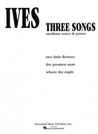 3 songs for medium voice and piano