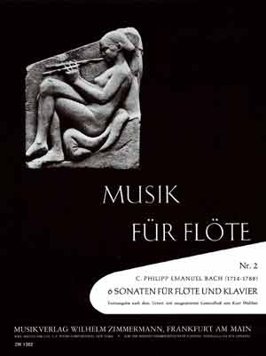 Sonate B-Dur Nr.2 Wq126 fr Flte und Klavier