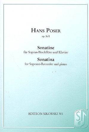 Sonatine op.36,1 fr Sopranblockflte und Klavier