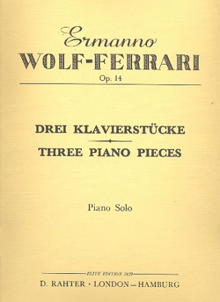 3 Klavierstcke op.14 fr Klavier