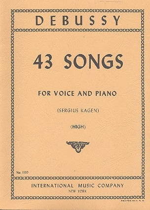 43 Songs for high voice and piano (fr/en)