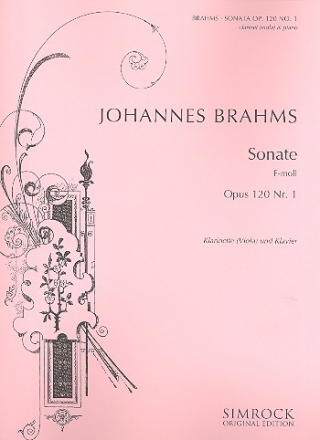 Sonate f-Moll op.120,1 fr Klarinette und Klavier