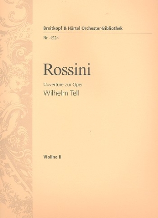 Wilhelm Tell Ouvertre fr Orchester Violine 2