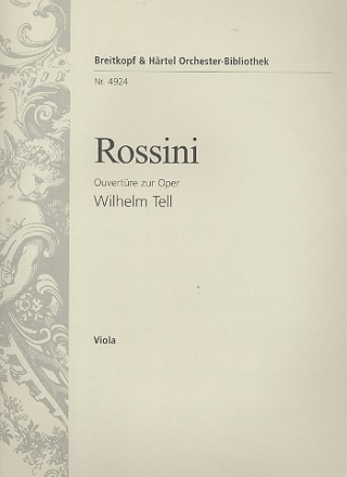 Wilhelm Tell Ouvertre fr Orchester Viola