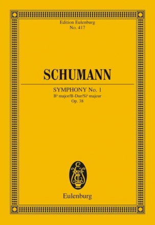 Sinfonie B-Dur Nr.1 op.38 fr Orchester Studienpartitur