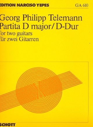 Partita D-Dur fr 2 Gitarren Spielpartitur