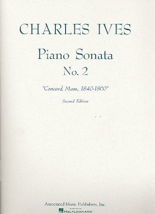 Sonata no.2 for piano concord, mass., 1840-1860