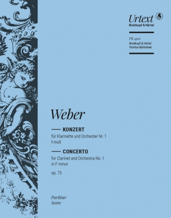 Konzert f-moll Nr.1 Op.73 fr Klarinette und Orchester Partitur