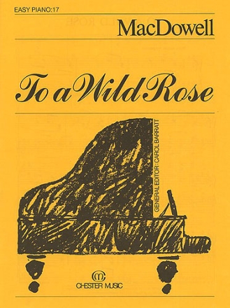 To a wild Rose for easy piano