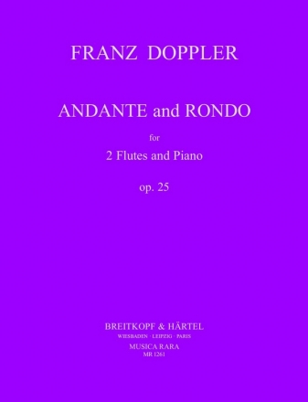 Andante and rondo op.25 for 2 flutes and piano