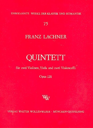 Quintett op.121 fr 2 Violinen, Viola und 2 Violoncelli Stimmen