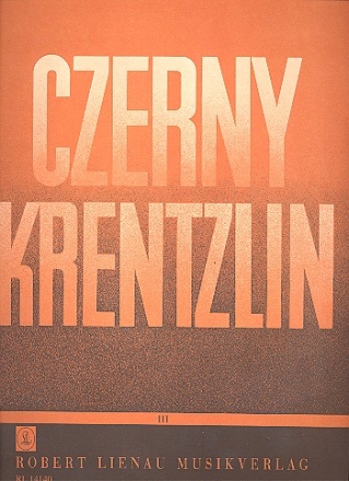 Czerny Krentzlin Band 3 (Fortschritt) fr Klavier