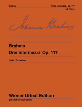 3 Intermezzi op.117 fr Klavier