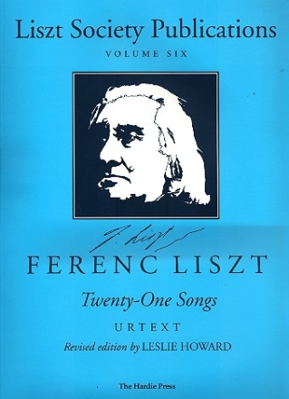 Liszt Society Publications vol.6 21 songs for voice and piano