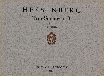 Trio-Sonate in B op. 56 fr Orgel