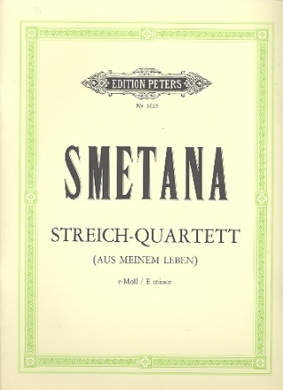 Streichquartett e-Moll 'Aus meinem Leben' fr Streichquartett Stimmen