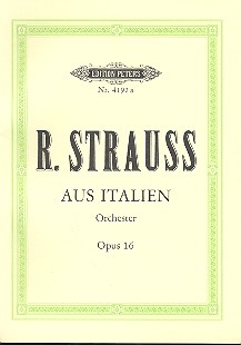 Aus Italien op.16 fr Orchester Studienpartitur