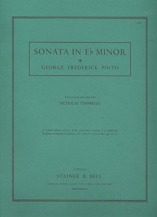 Sonata e flat minor for piano