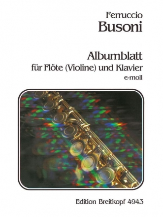 Albumblatt fr Flte und Klavier