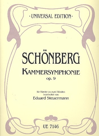 Kammersinfonie op.9 fr Klavier