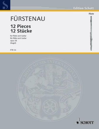 12 Stcke op. 38 fr Flte und Gitarre