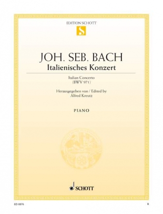 Italienisches Konzert BWV971 fr Klavier
