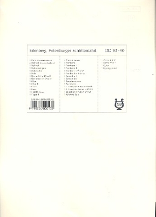 Petersburger Schlittenfahrt op.57 fr groes Orchester