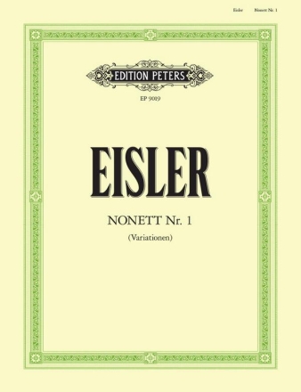 Nonett Nr.1 Variationen fr Flte, Klarinette, Fagott, Horn, 2 Violinen, Viola, Violoncello, K Partitur und Stimmen