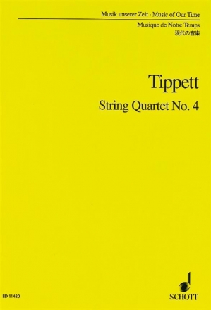 String quartet No.4 fr Streichquartett study score