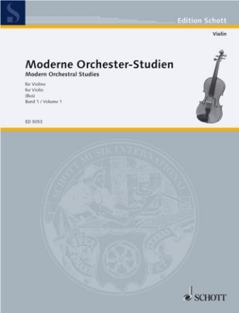 Moderne Orchesterstudien Band 1 fr Violine