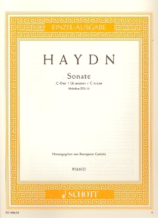 Sonate C-Dur Hob. XVI:15 fr Klavier