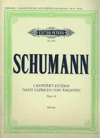 Etudes d'apres des caprices de Paganini op.10 fr Klavier