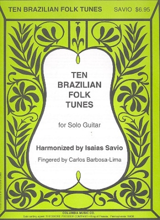 10 Brazilian Folk Tunes for guitar