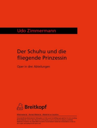 DER SCHUHU UND DIE FLIEGENDE PRIN- ZESSIN OPER, 1976 KLAVIERAUSZUG (DT)