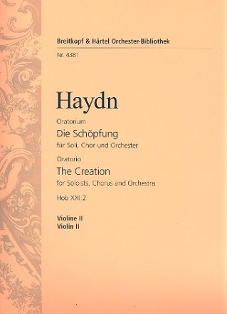 Die Schpfung Hob.XXI:2 fr Soli, Chor und Orchester Violine 2